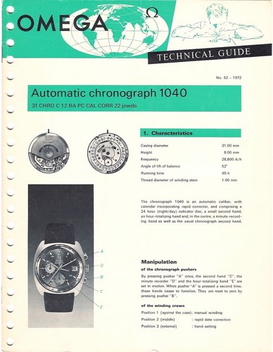 Pdf omega chronographe -  pdf-,