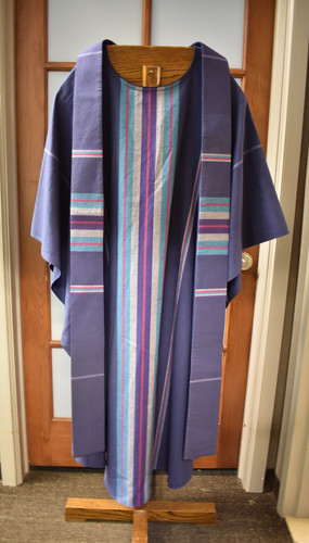 Used blue vestment - used,