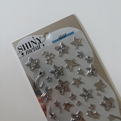 Foglio adesivo stella cuore - adesivo,