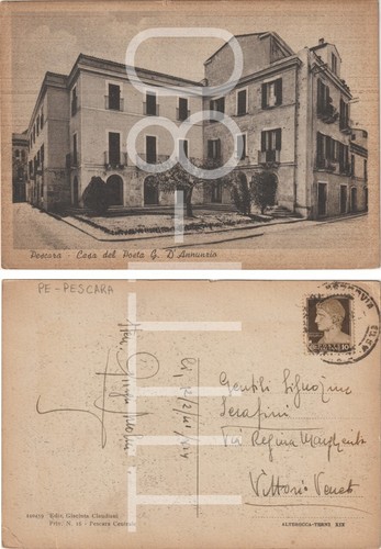 Pescara casa del poeta d - -,