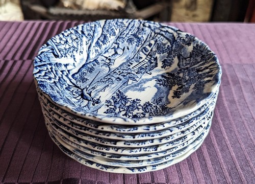 Vtg the hunter myott blue - by,