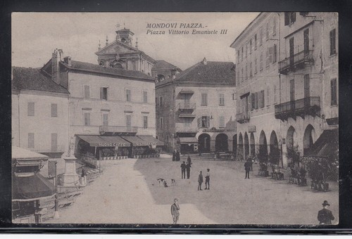 Cartolina mondovì piazza - mondovì,