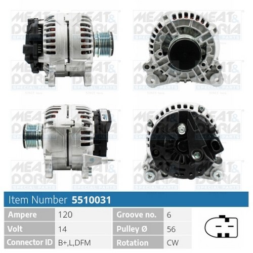 180 alternatore per audi - cv,