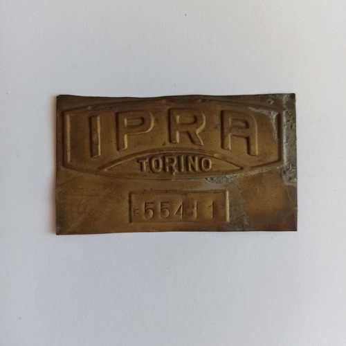 Targa ipra torino radiatori - ipra,