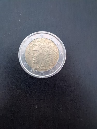 Pièce euros italie dante - italie, (dante
