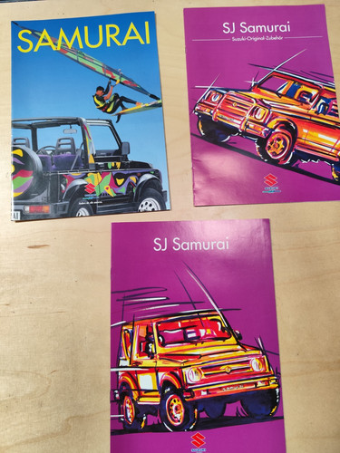Brochure suzuki samurai sj - 3x,