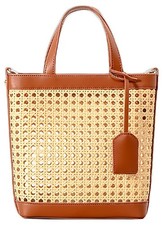 Borsa tote in rattan per borsa