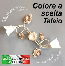 PLAFONIERA IN FERRO BATTUTO 2