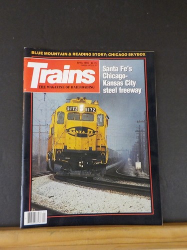 Trains magazine 1990 aprile - magazine,
