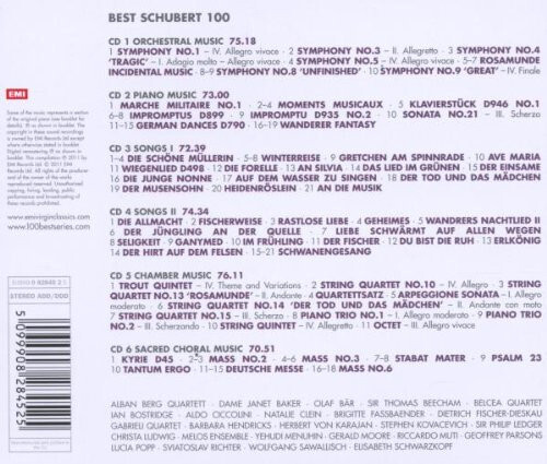 Various best schubert 100 - various,