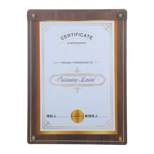 Cornice espositore certificati - cornice,