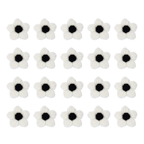 20pcs fiori uncinetto - 20pcs,