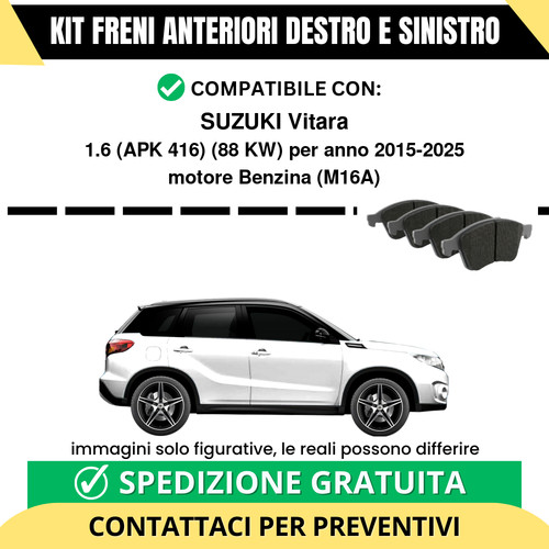 Pastiglie freno anteriori per - freno,