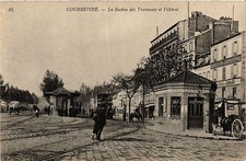 CPA AK COURBEVOIE La Station