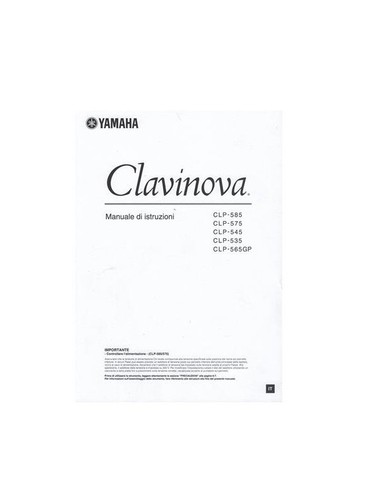 Yamaha clavinova clp - yamaha,