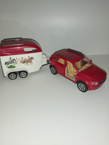 Schleich horse trailer box and - trailer,