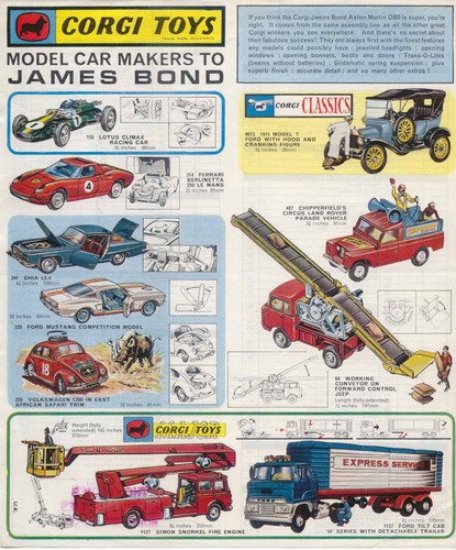 Corgi giocattolo catalogo - corgi,