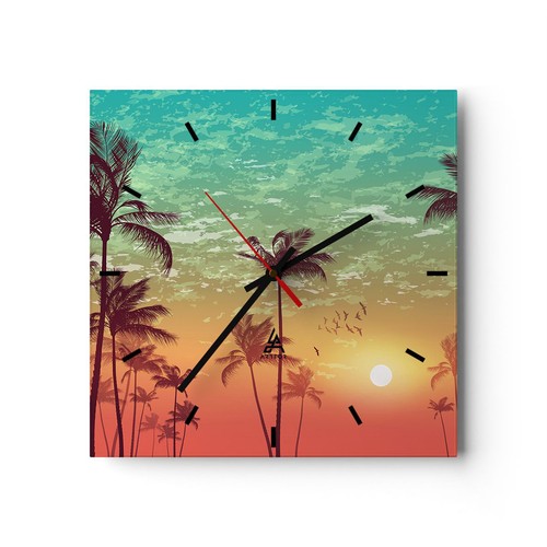 Orologio parete vetro - orologio, da