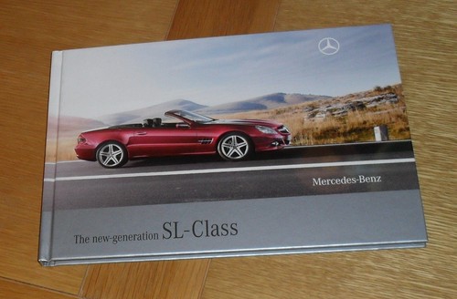 Brochure rigida mercedes - mercedes, sl