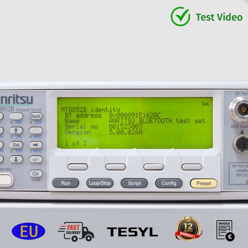 Anritsu mt8852b set - mt8852b, di