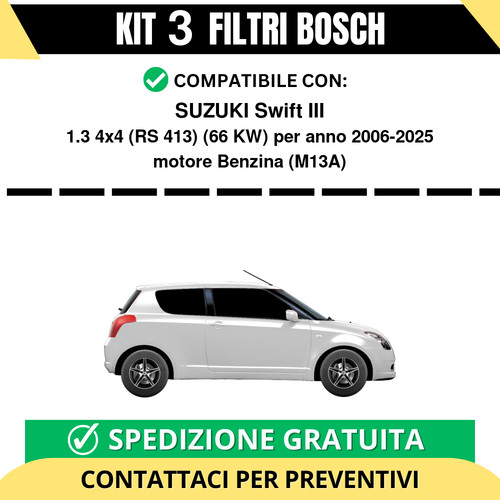 Kit filtri bosch suzuki - 3,