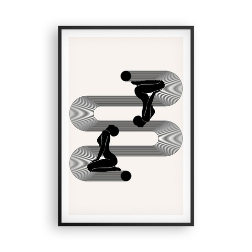 Poster 61x91cm donne linee - poster,