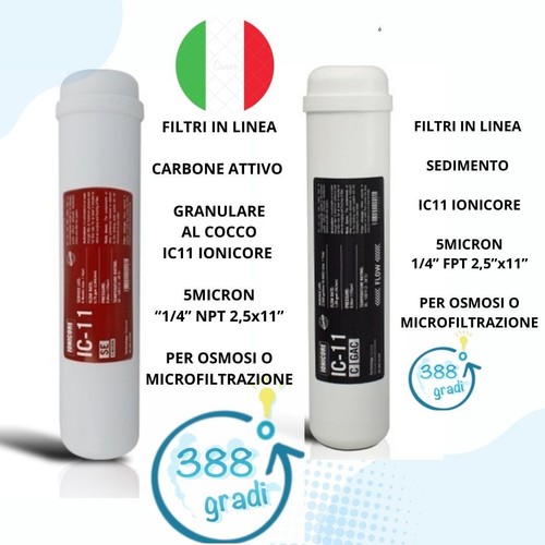 Kit filtri linea - linea, depuratore