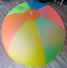 Rarissima pallanuoto gigante colorata al neon di Jilong, D = 110 cm/46" piatta