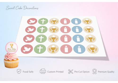 Topper per cupcake - 24,