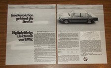 Rara Pubblicità BMW 728i 732i