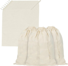 Set Da 10 Sacchetti Cotone