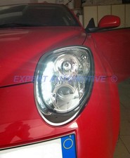 FARI ALFA ROMEO MITO DA 2008 + MOTORINI INTEGRATI DAYLINE DRL CROMO LED DIURNI