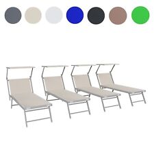 4 Lettini mare prendisole in