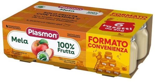 Omogeneizzato mela plasmon - mela,