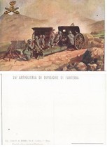 STORIA POSTALE CARTOLINA 26° ARTIGLIERIA DIVISIONE DI FANTERIA FG
