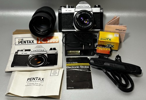 Pentax k1000 35mm fotocamera - k1000,