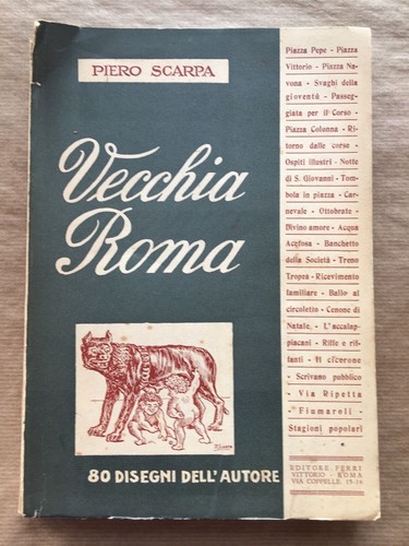 Vecchia roma scene vita - di,