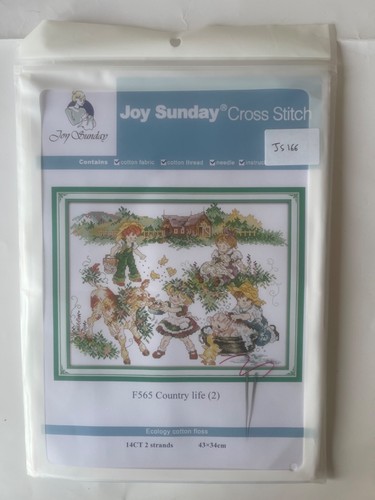 Kit punto croce joy sunday - joy,