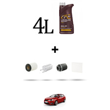 HOFFCAR Kit tagliando 4 FILTRI