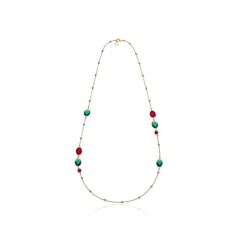 Collana lunga dorata unoaerre - lunga,