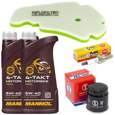 Manutenzione 2L Filtro Aria Olio Filtro Olio Candela per Piaggio X7 125 ie Evo X 7 09-14