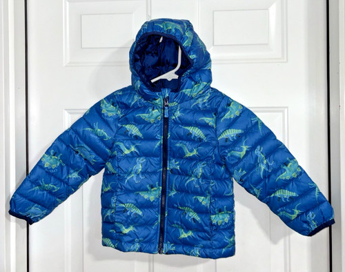 Giacca puffer blu - , tema