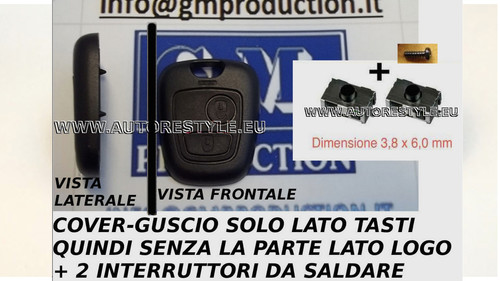 Guscio cover scocca chiave