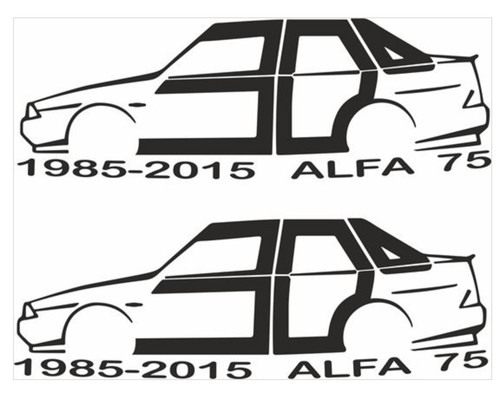 Decalcomanie alfa romeo - decalcomanie,