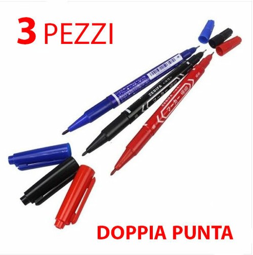 Set pennarelli nero rosso - 3,