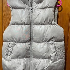 Silver gilet, great for winter