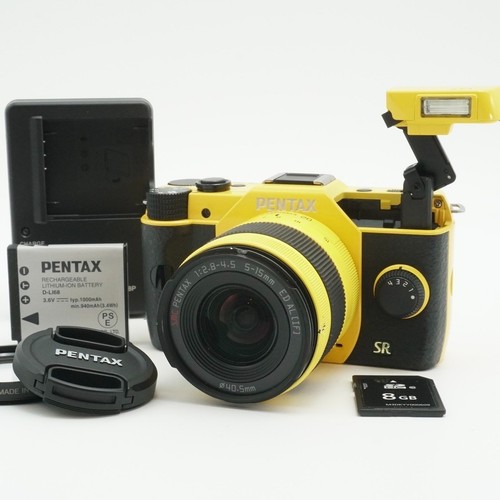 Pentax yellow mirrorless - pentax, q7