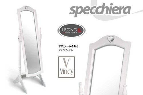 Specchio specchiera legno - in,