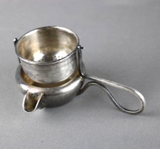 Piccolo Filtro da Tè in Acciaio Colino The Vintage D'epoca Basculante Attrezzo