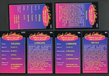 Card's Collection Le Ragazze Piu' Belle del Mondo 6 Pezzi